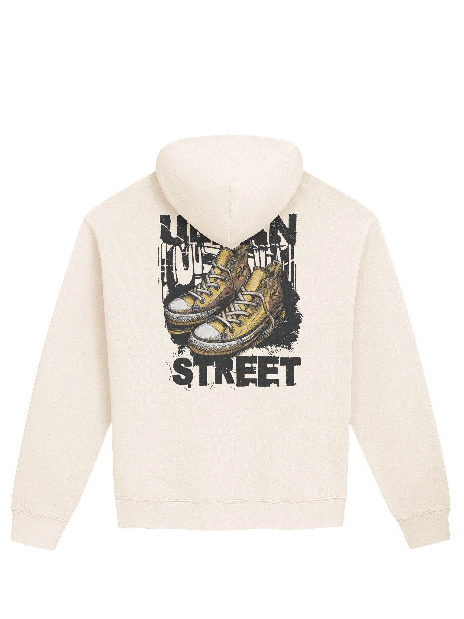 Urban Street Graphic Hoodie — Distressed Sneaker Street Art Design product image (35)