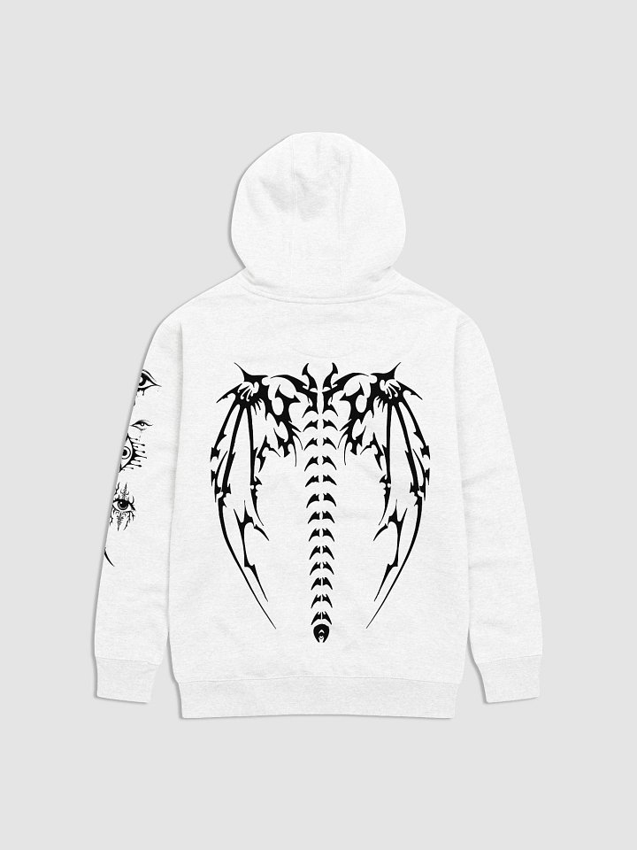 White Jiinzo Logo (Print) Hoodie product image (2)
