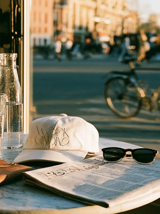 The Weekending Stacked Logo Cap product image (1)