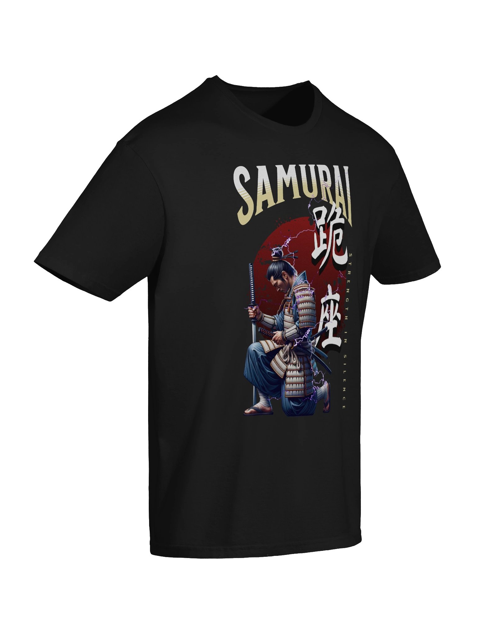 Samurai Kiza Strength in Silence T-Shirt - Gildan Softstyle product image (7)