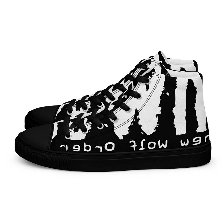 nWo Distressed Logo Men’s High Top product image (2)