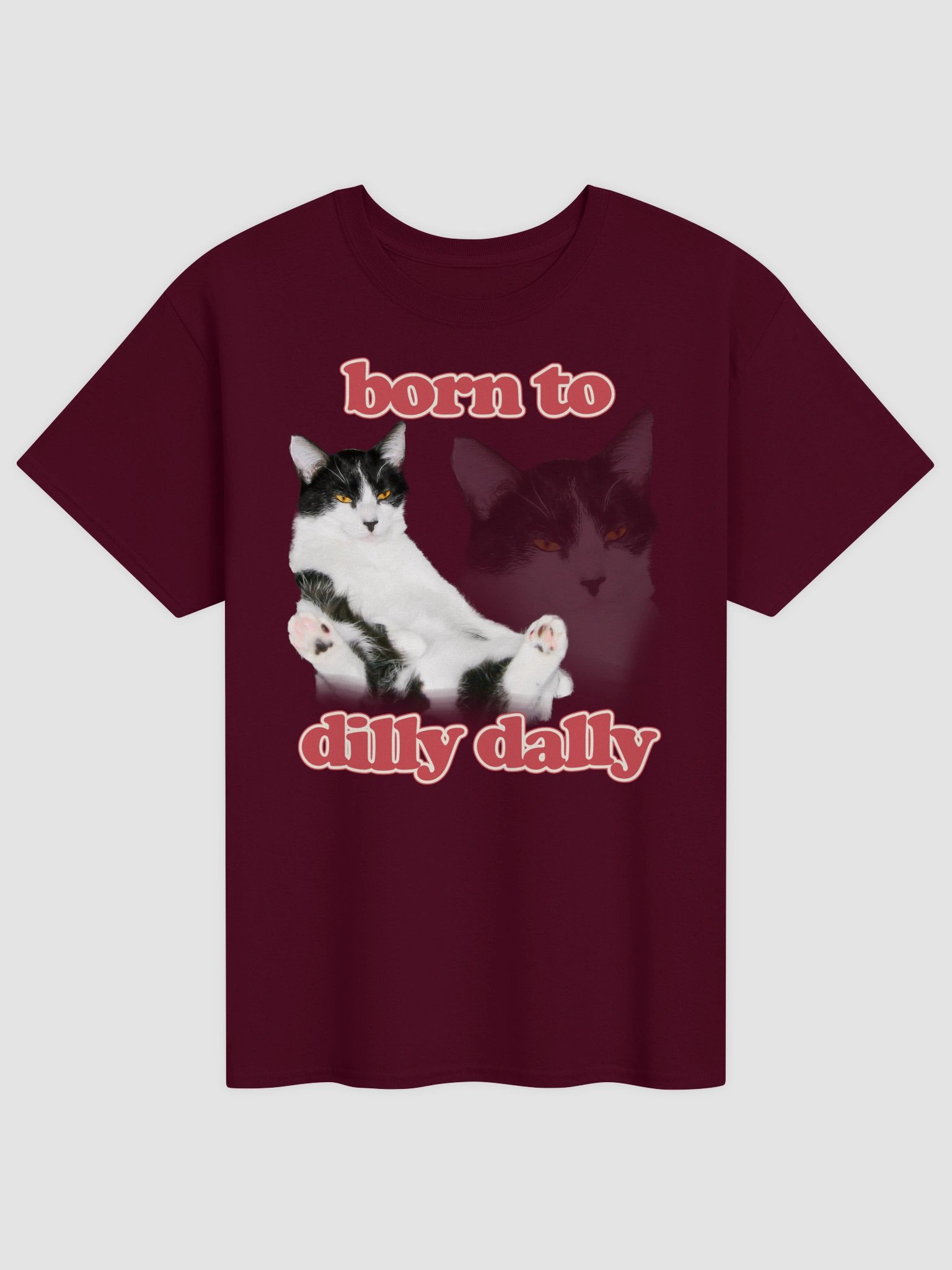 Born to Dilly Dally Cat T-shirt product image (2)