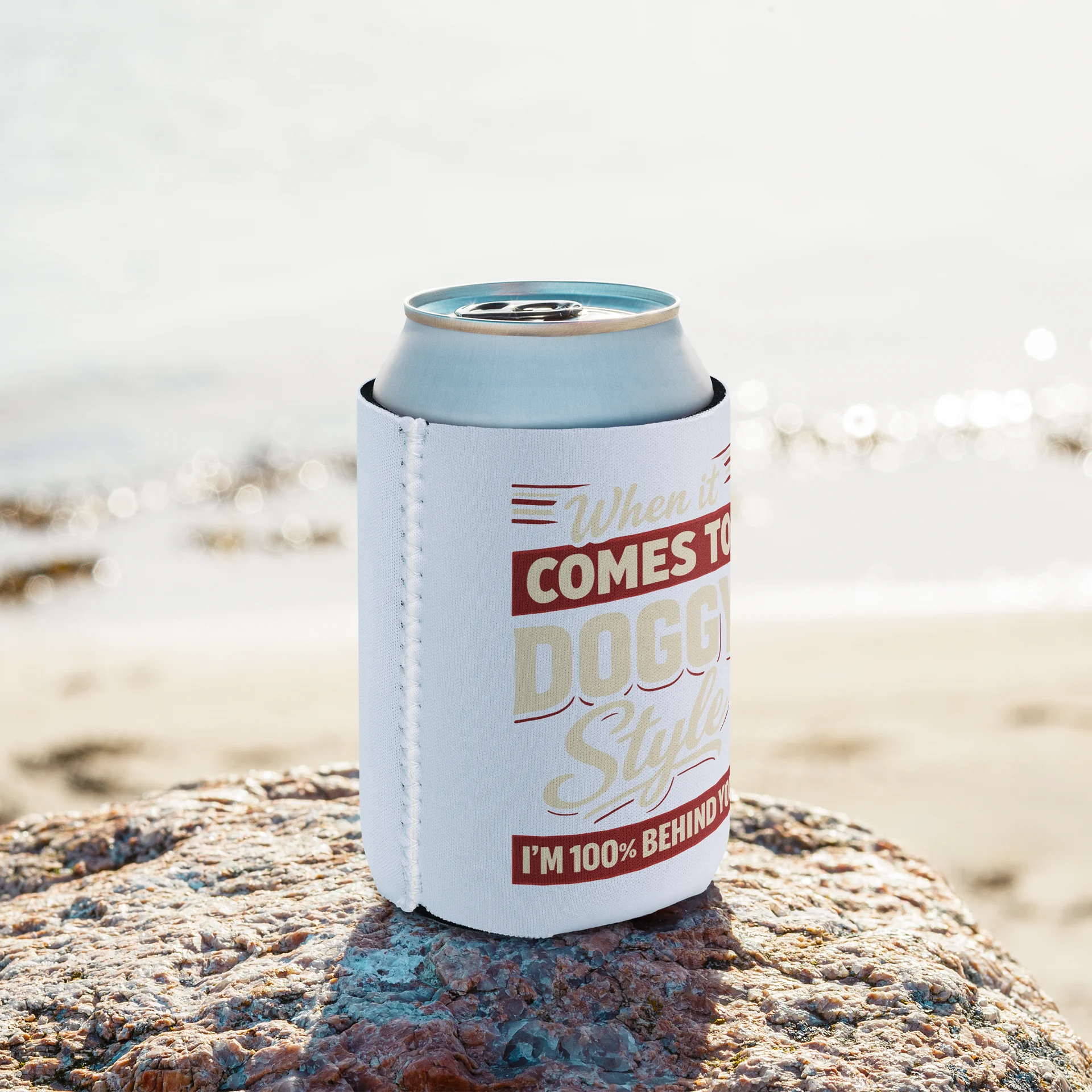 When It Comes To Doggystyle I'm 100% Behind You Coozie product image (9)