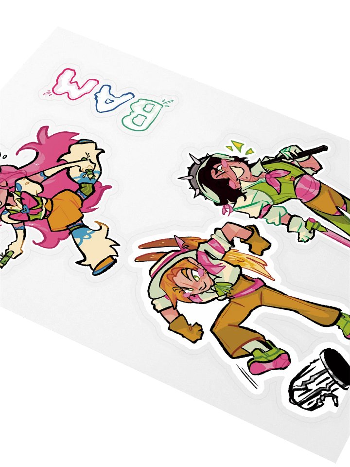 Bamboozler group sticker sheet! product image (2)