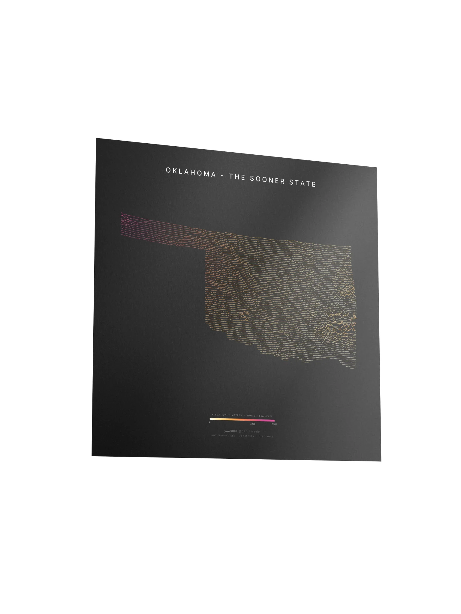 Ridgeline Poster - Oklahoma product image (3)