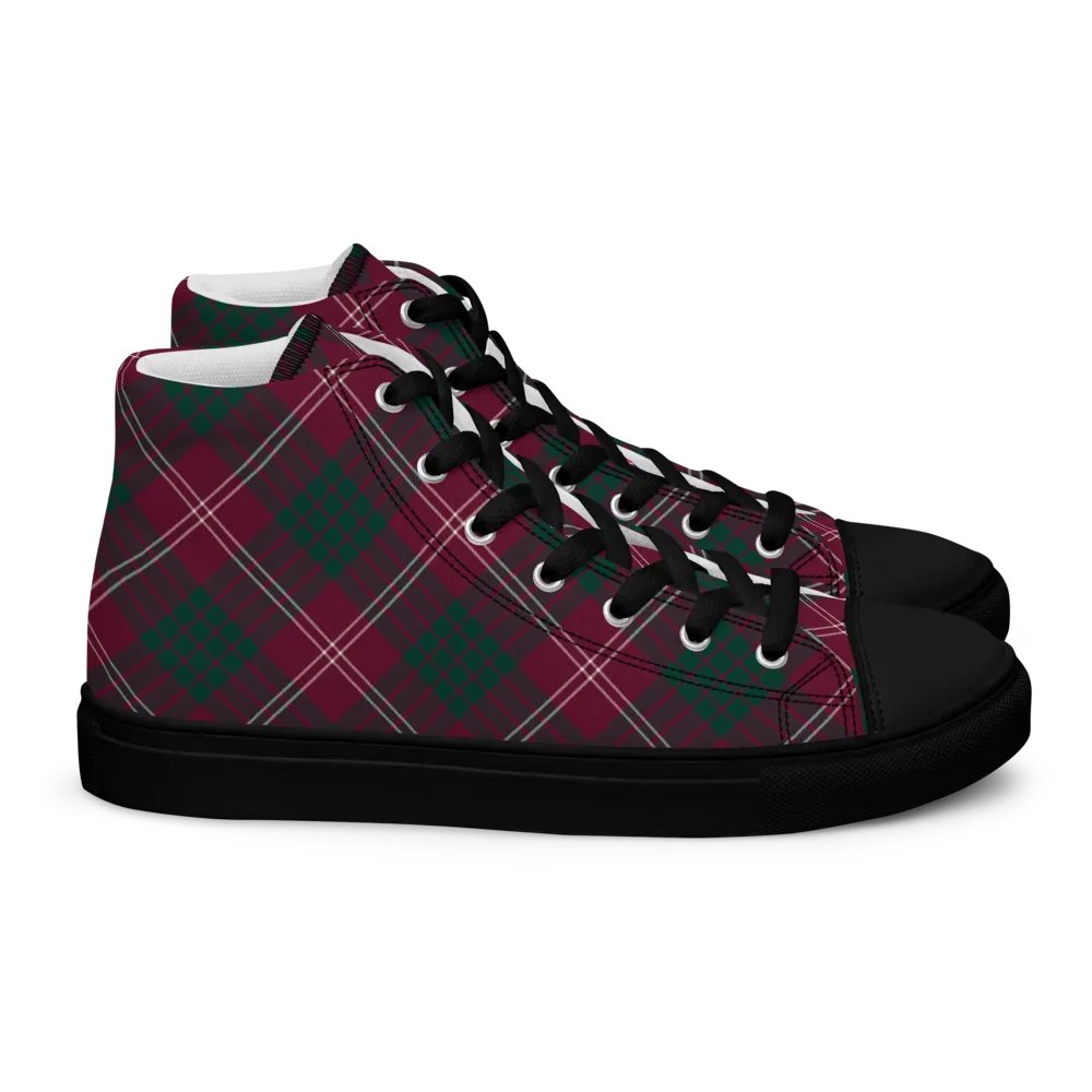 Crawford Tartan Men's High Top Shoes product image (3)