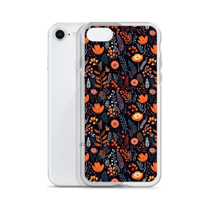 Autumn Bloom Clear iPhone® 7/8, 11, 12, 13, 14, 15, 16, 17, X/XS, SE, XR, Mini, Pro, Pro Max, Plus Cases. product image (2)