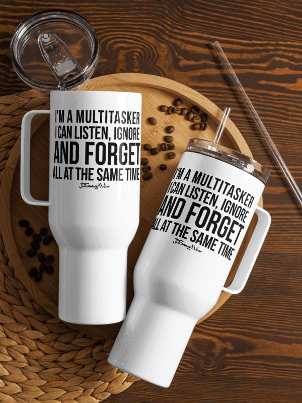 Multitasker Stainless Steel 40oz Travel Mug product image (1)