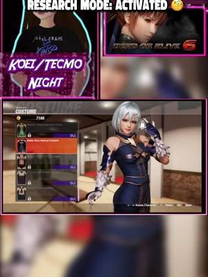 i recognize those... outfits? 😳 #deadoralive6 #koeitecmo #gamer #funny #ClipGPT #streamladder