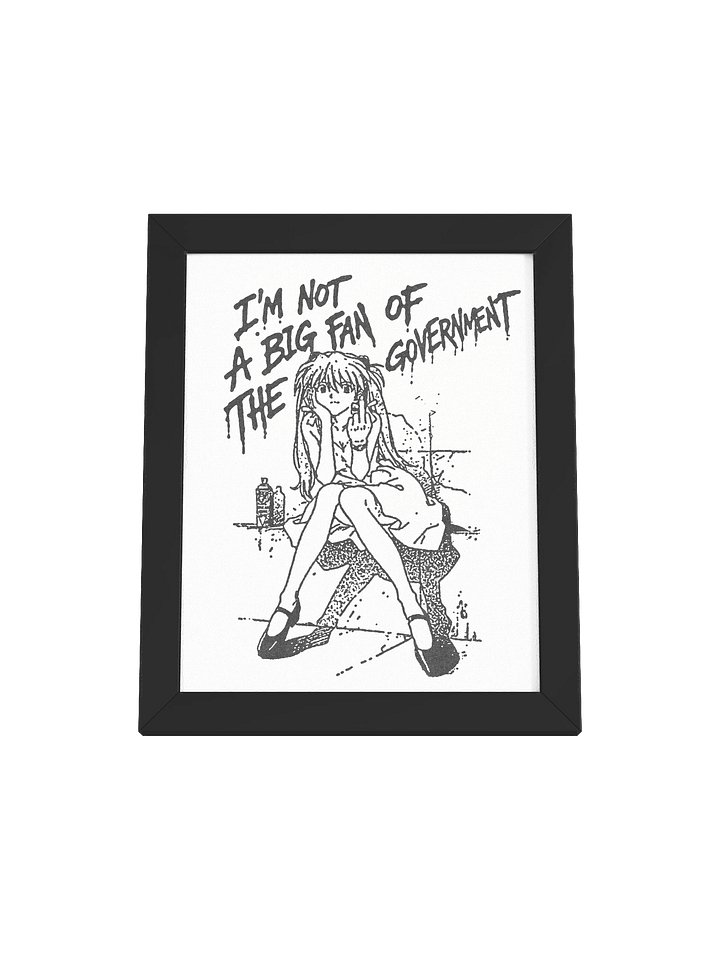 NOT A BIG FAN ! Framed Print. number 4 product image (1)