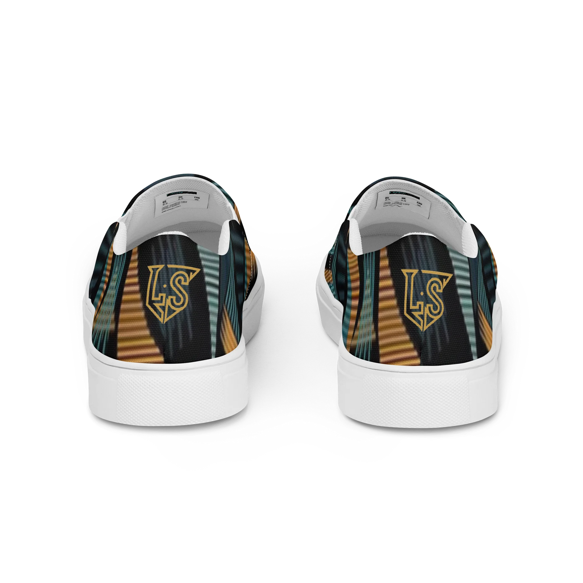 Lafate.Store Designer Slip On - Men (black multi color) product image (4)