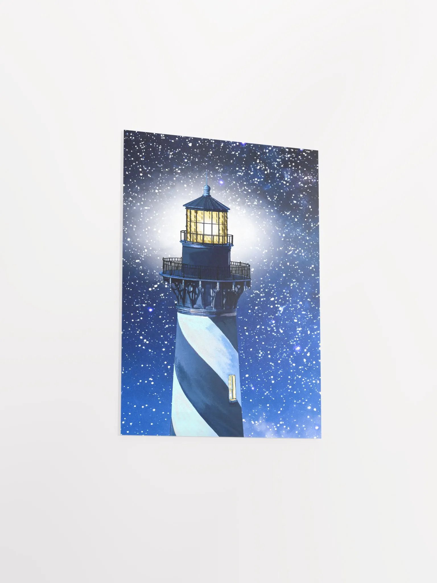 Cape Hatteras Lighthouse At Night - North Carolina Studio Art Print product image (3)