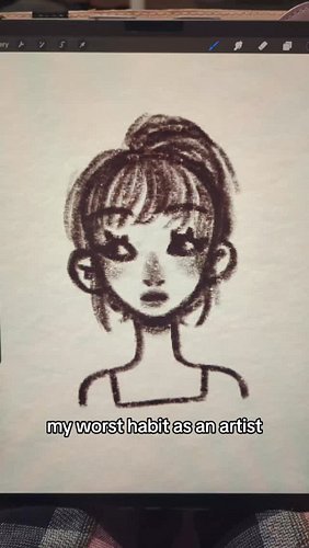 same thing with my sketchbook too 😭 big canvases scare me idk

follow for more tradigital art <3

#artistproblems