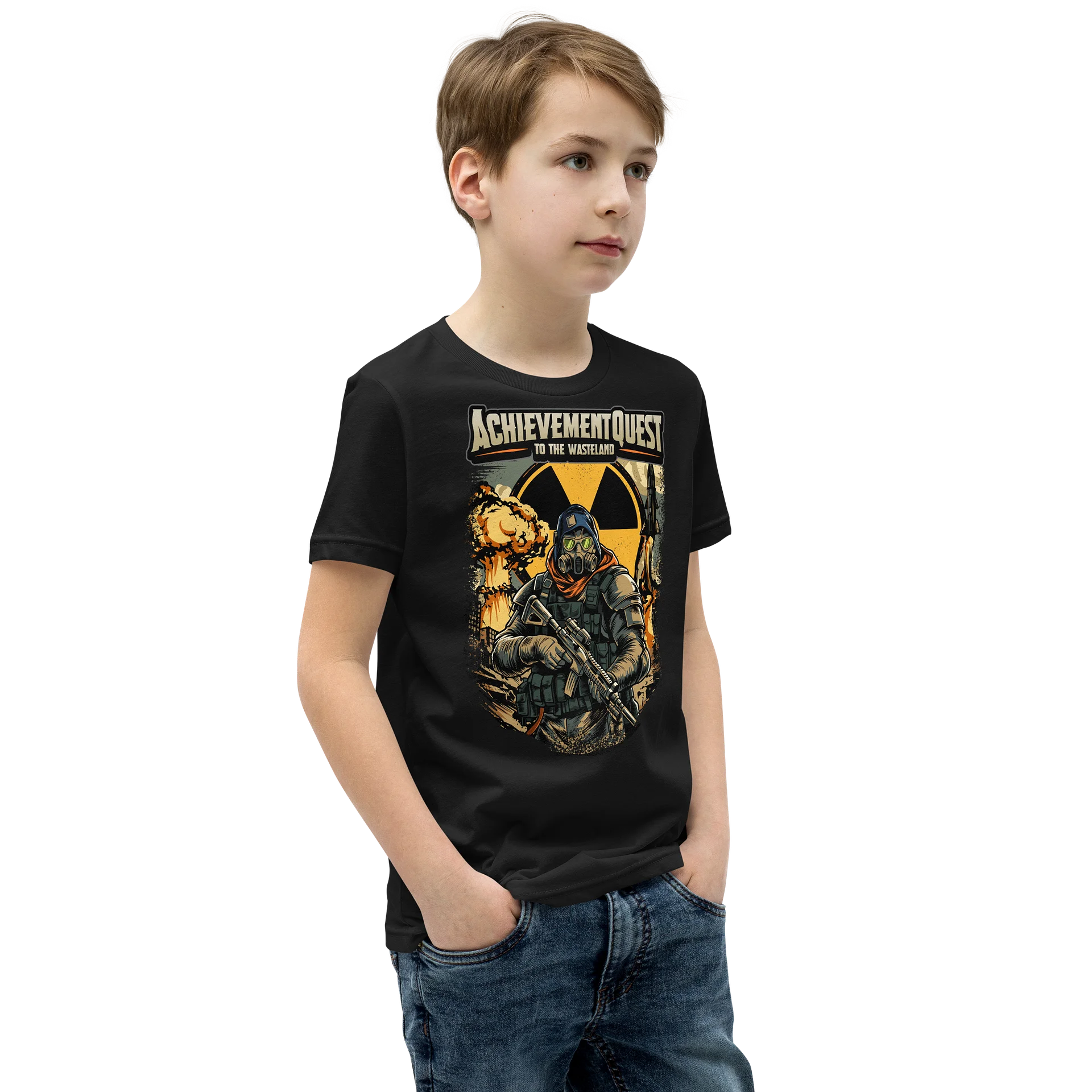 AchievementQuest — TO THE WASTELAND — Youth Tee (Limited Edition) product image (2)