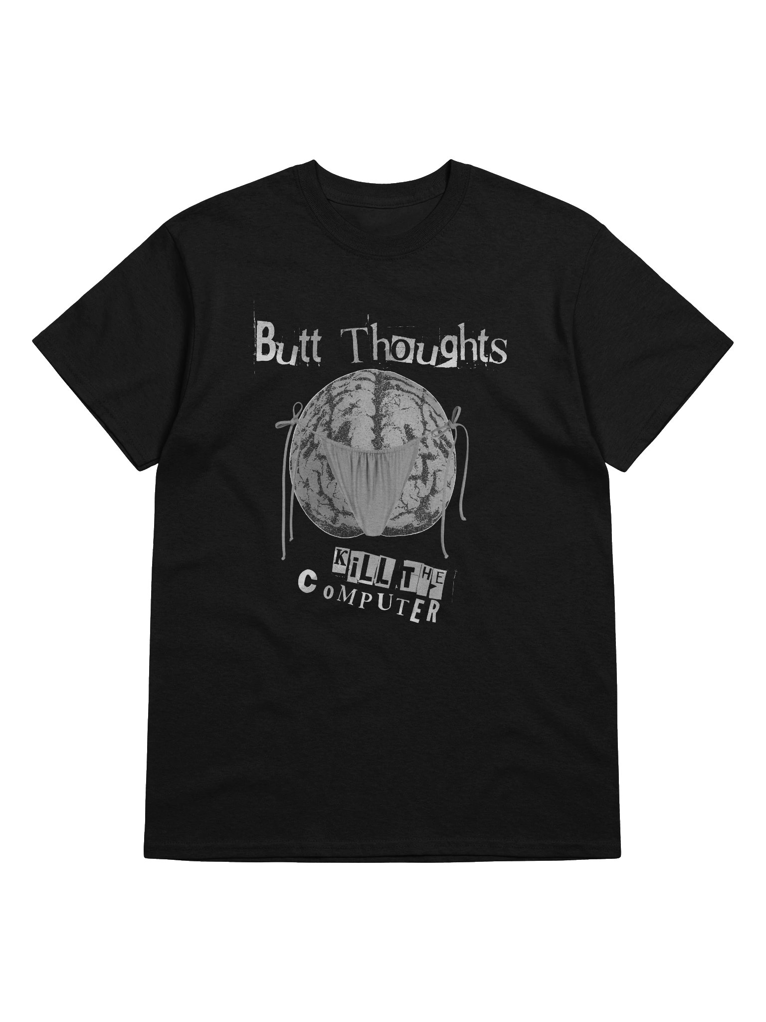 Butt Thoughts Gildan Unisex T-shirt product image (5)
