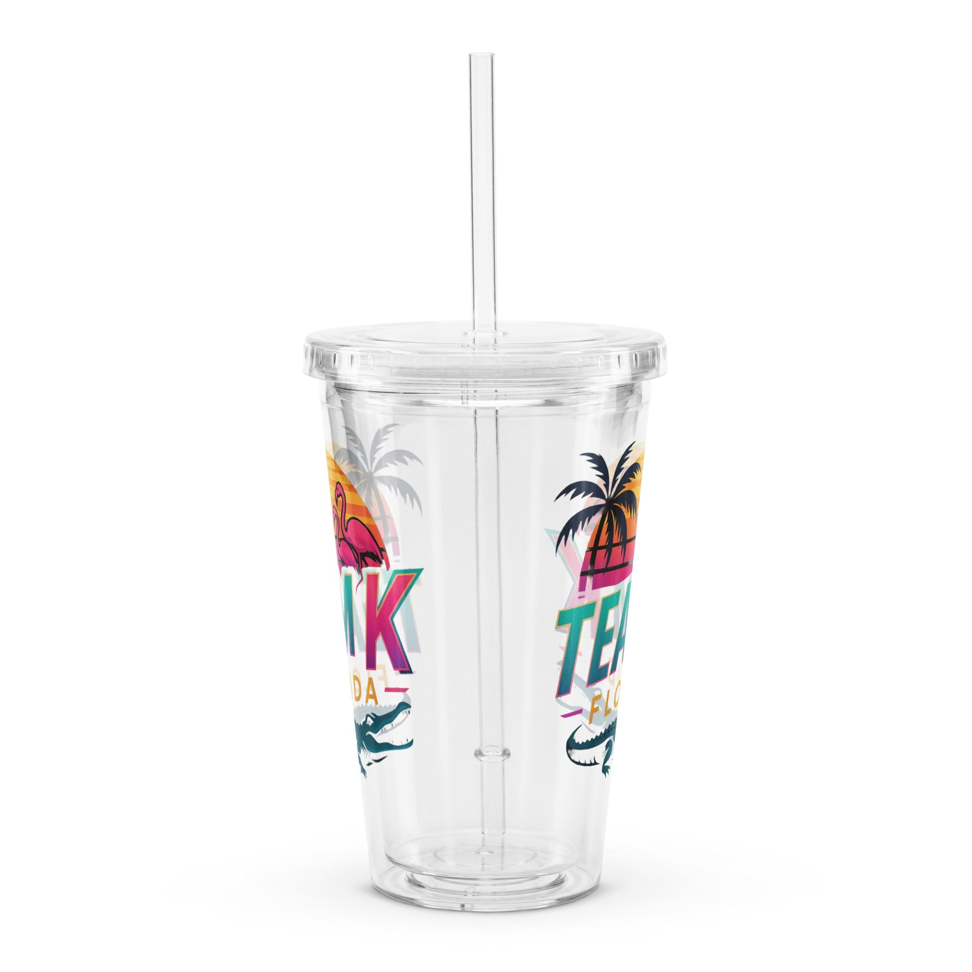 Team K Florida Clear Plastic Tumbler product image (3)