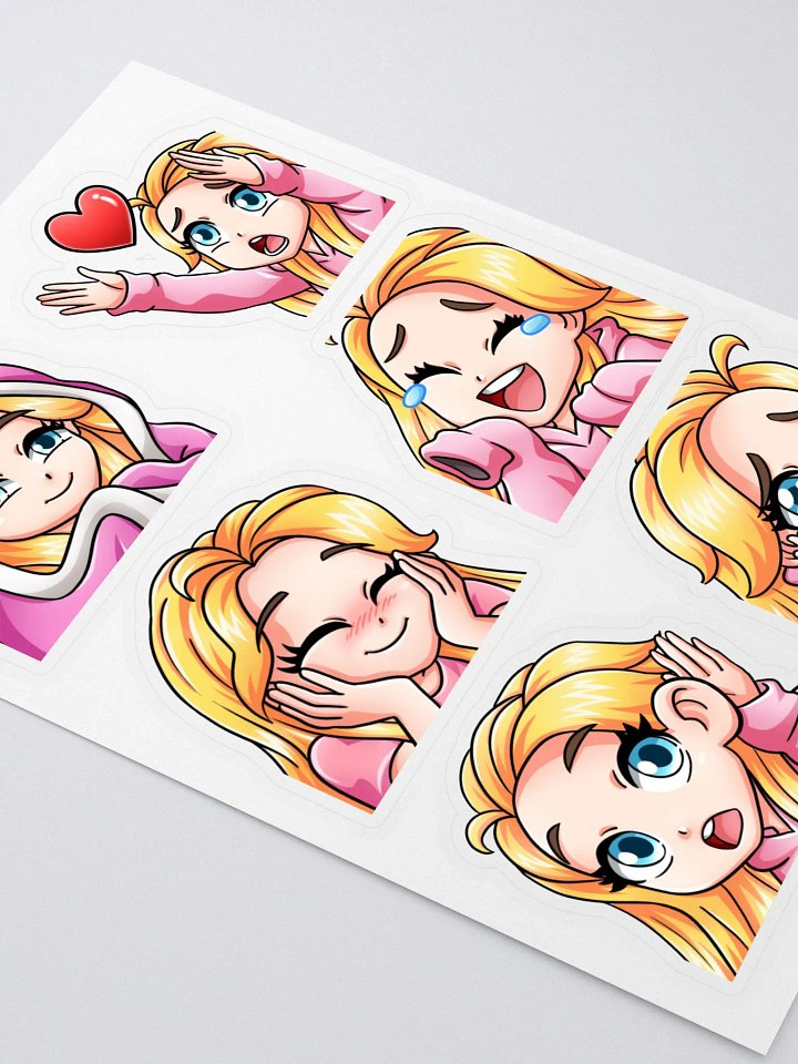 Melissa Emote Stickers Set 1 product image (2)