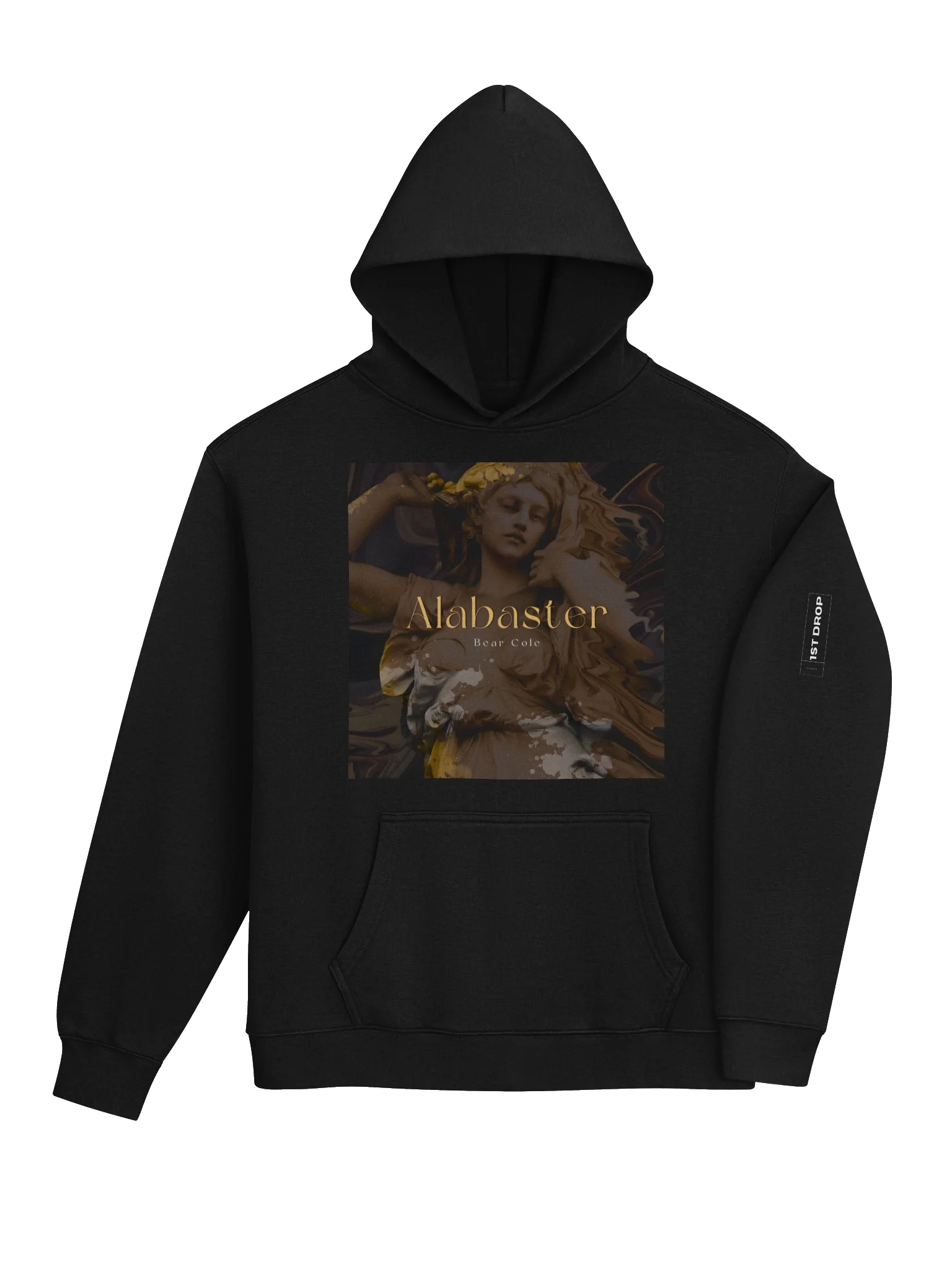 Bear Cole Alabaster Golden Unisex Hoodie