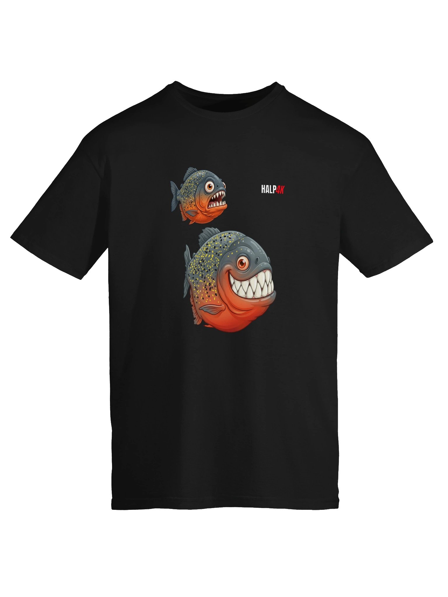 Remera HALP4K Fish Series – Pirañas product image (5)