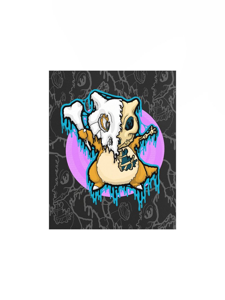 Drippy Bone Mask Skeleton Poster product image (2)