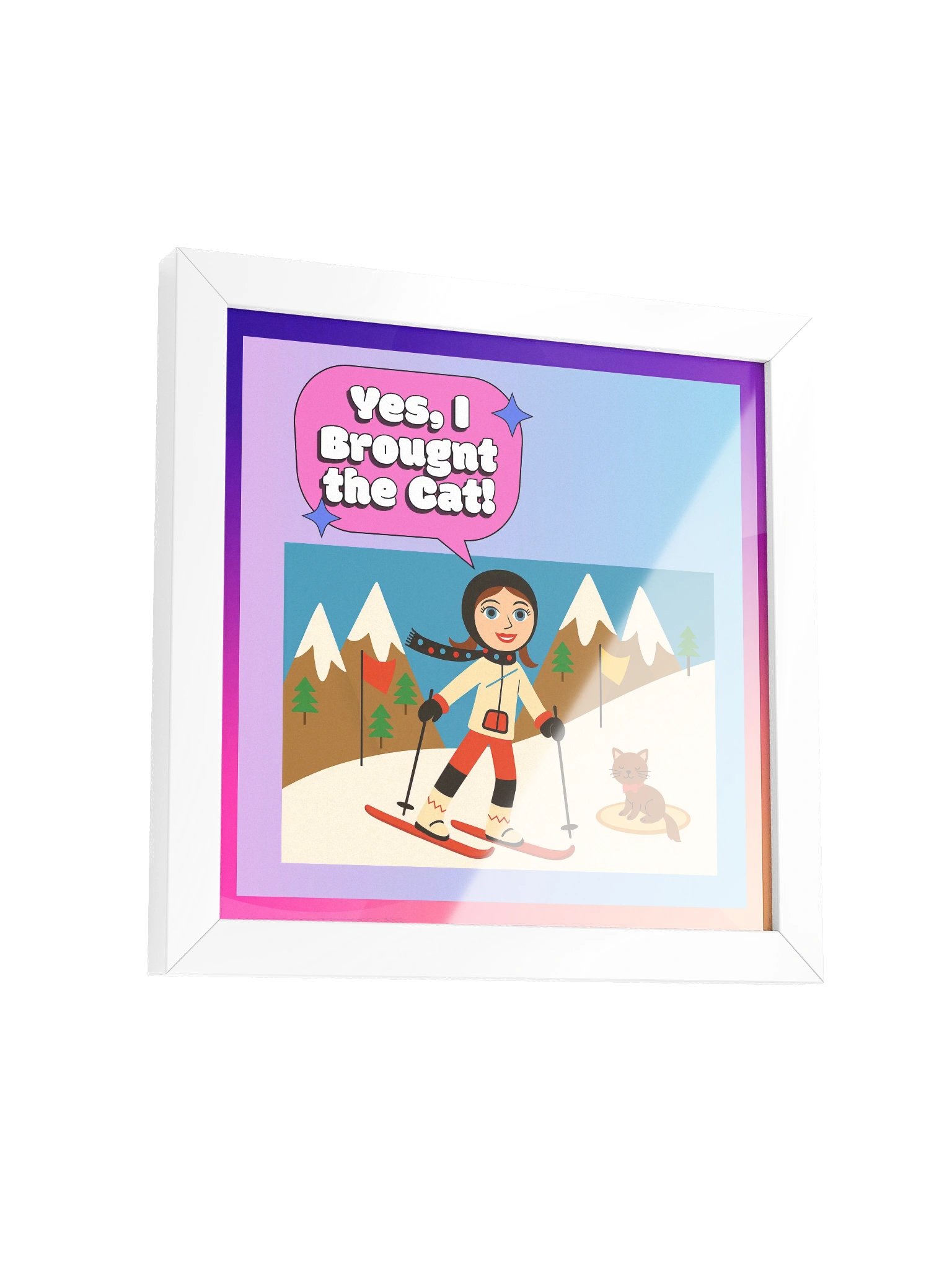 Yes, I Brought the Cat Print product image (19)