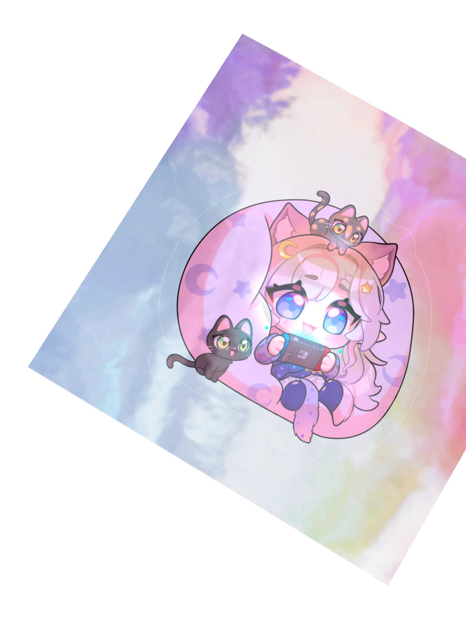 Vtuber Beth Bean Bag Holo sticker product image (4)