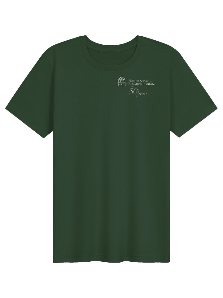 HSRI 50th Anniversary Crewneck Soft-Style T-Shirt - Forest Green product image (1)
