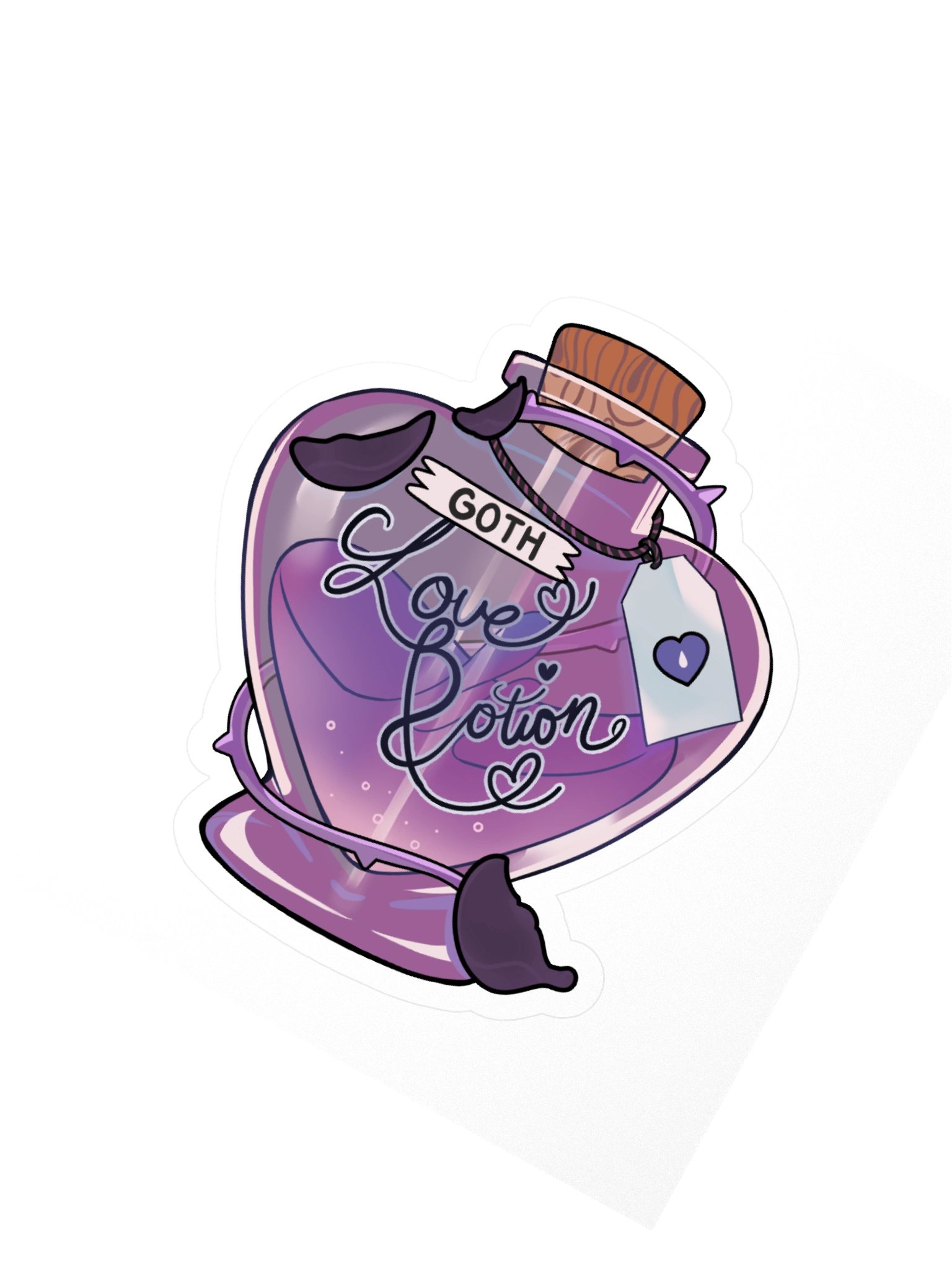 Goth Love Potion Sticker product image (2)