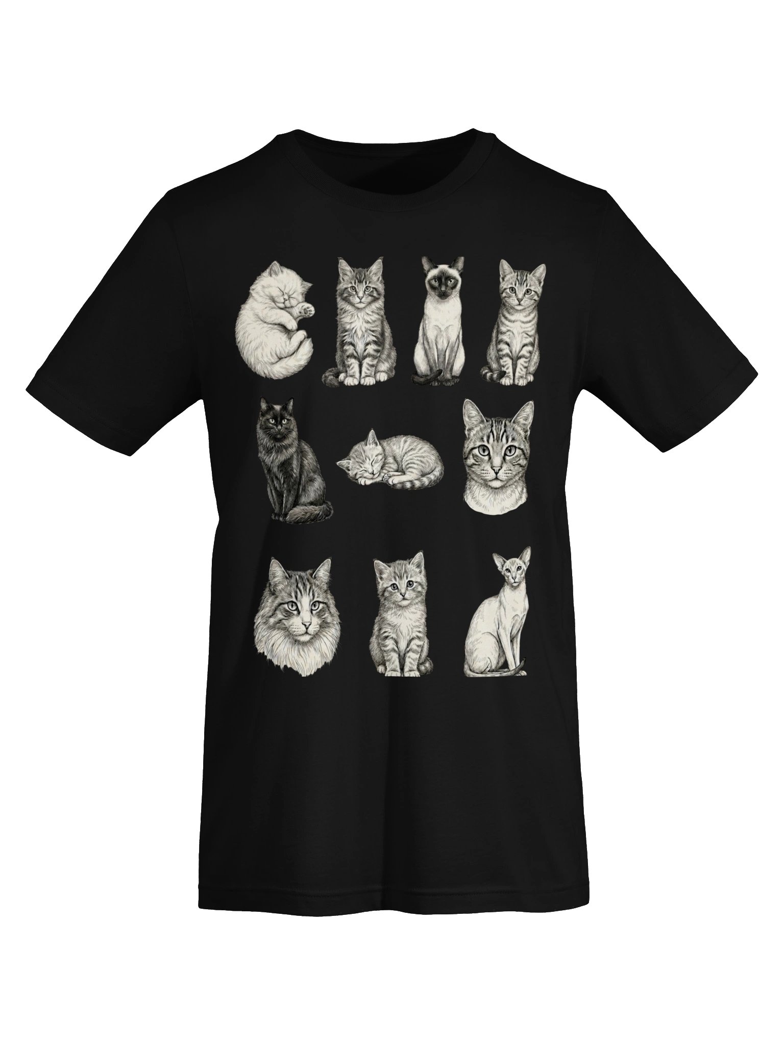 Vintage Cat T-Shirt product image (5)