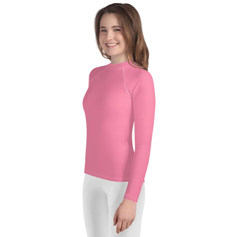 Pink Kids Long Sleeve Shirt product image (1)