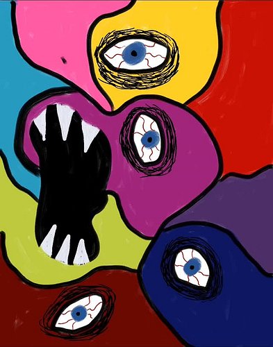 Here is a time lapse video of a drawing I did on my tablet trying to see how close I can get to to my marker drawings