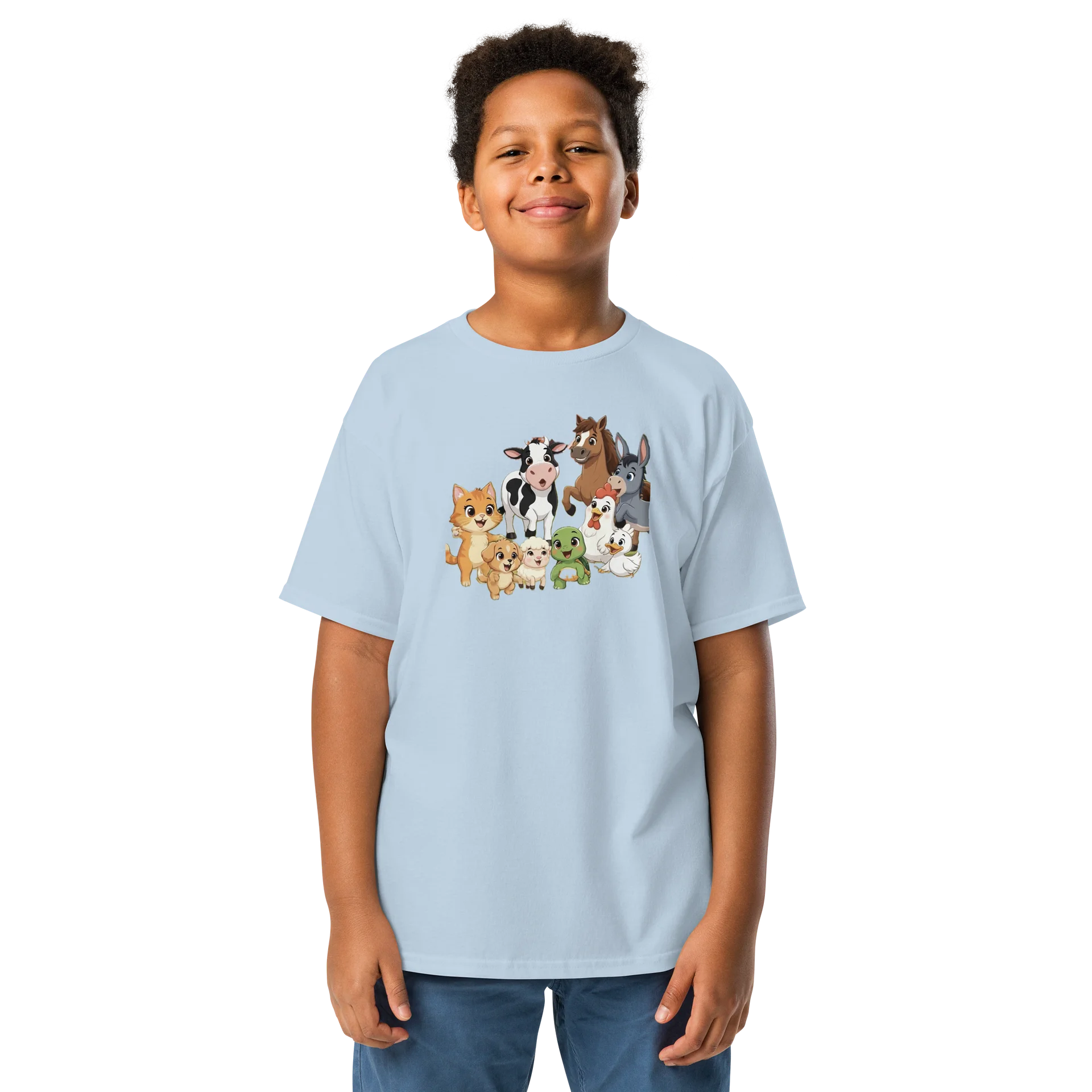 Cute Farm Friends Youth Tee product image (1)