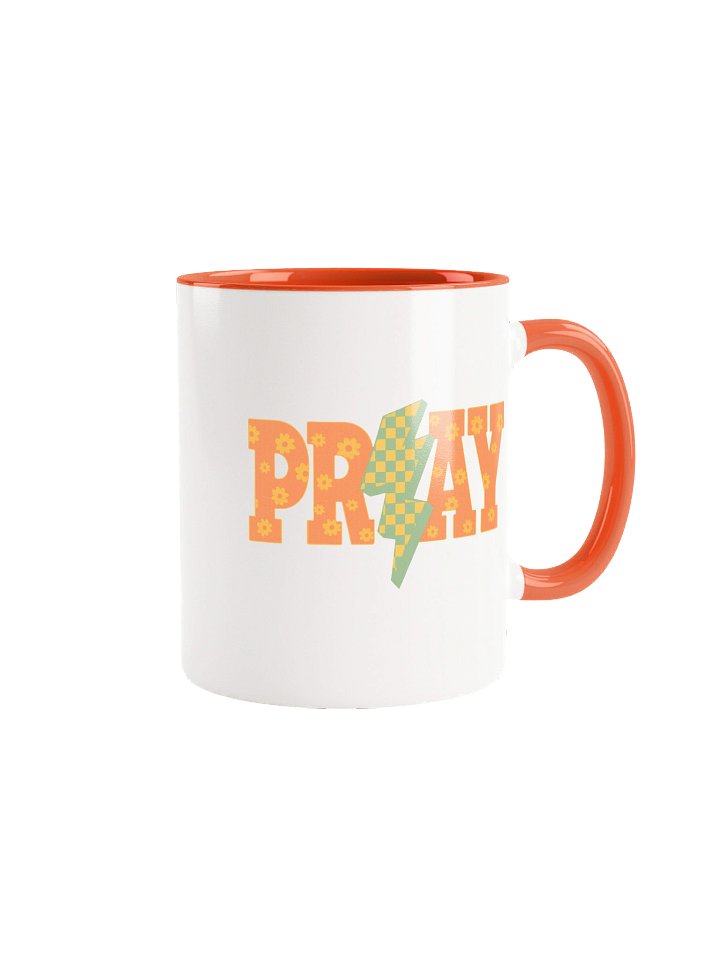 Floral PRAY Ceramic Mug product image (2)