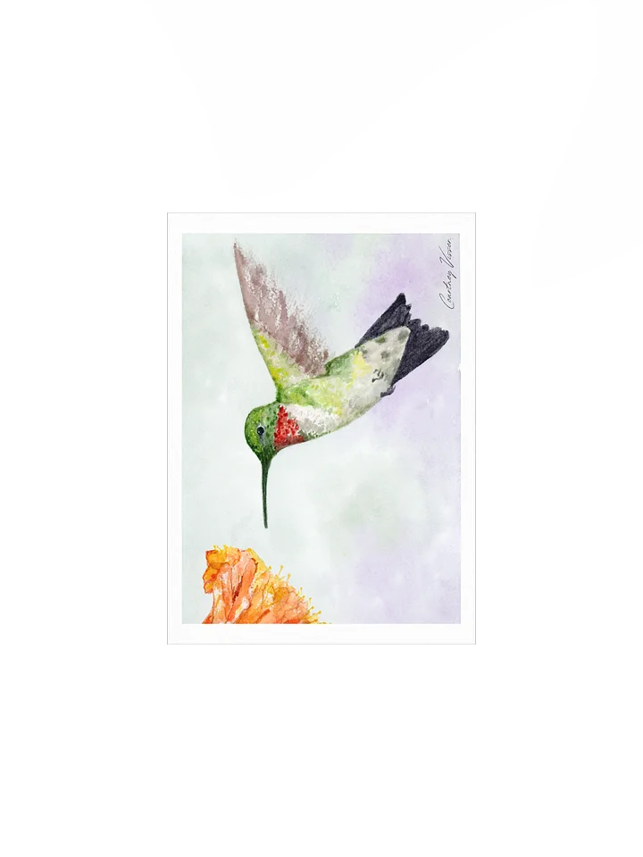 Hummingbird print product image (2)