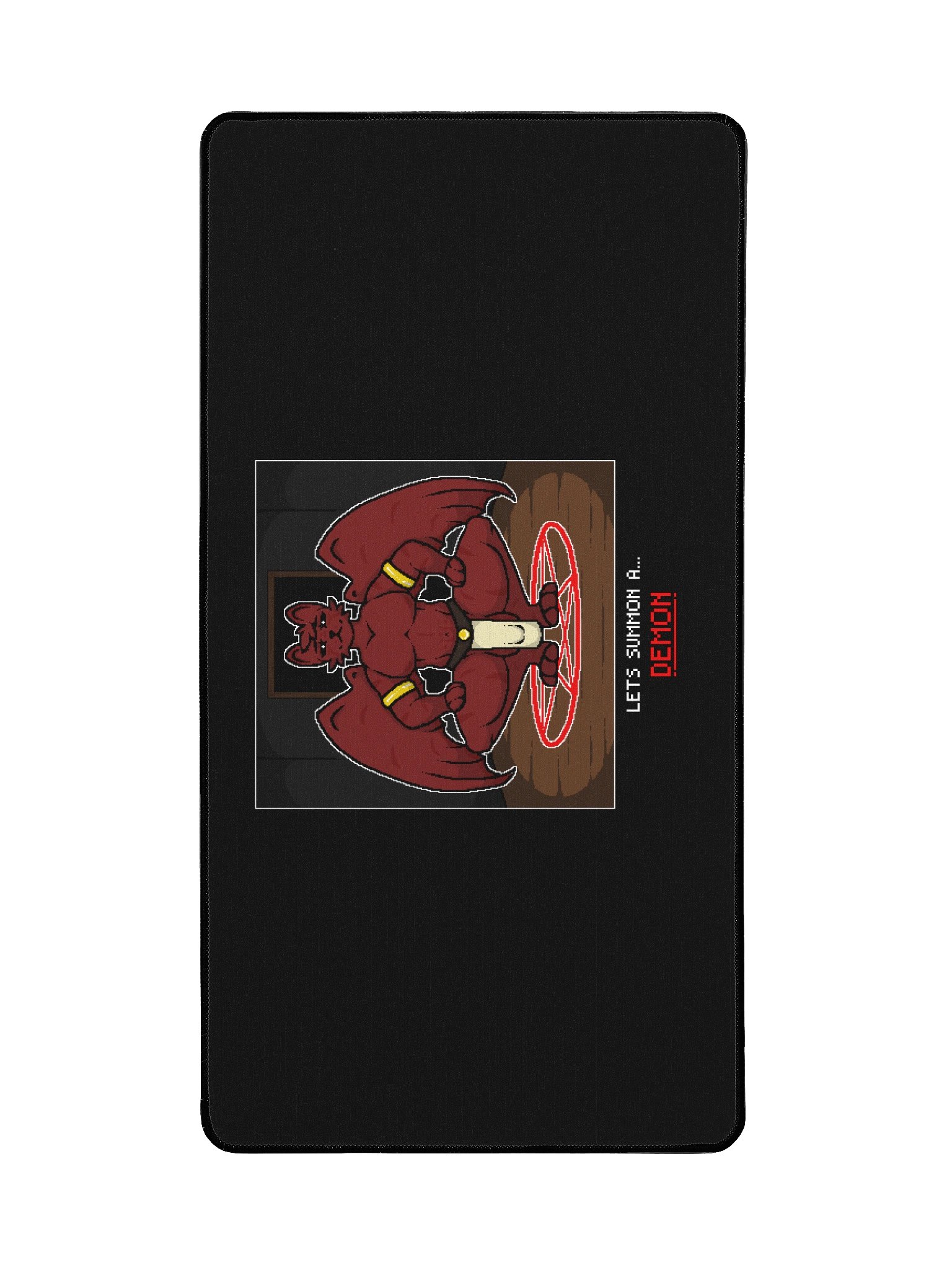 "Lets Summon" Pixel Print Desk Mat product image (2)