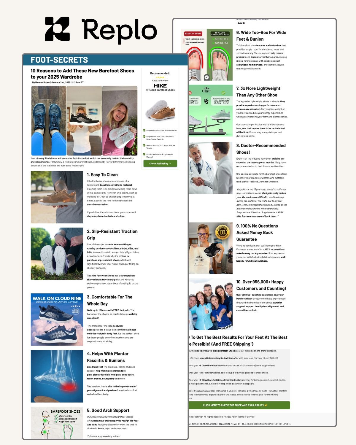 10 Reasons Listicle Page | Replo Template product image (1)