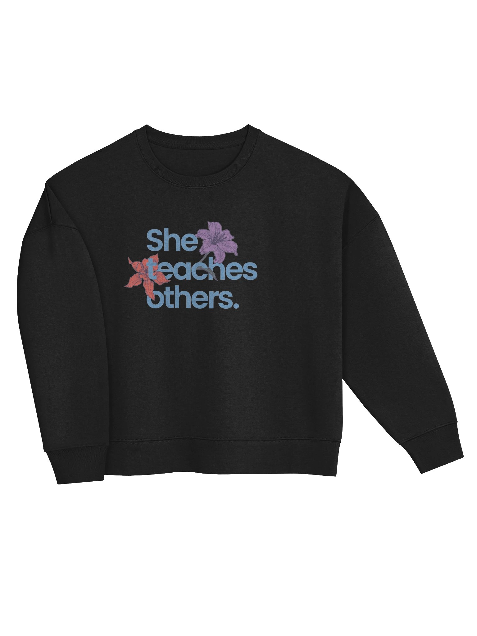 She Teaches Crewneck Sweatshirt product image (17)