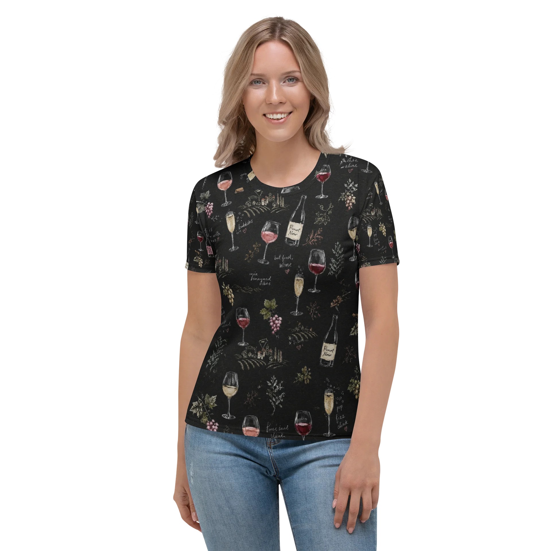 Wine All Over T-Shirt product image (1)