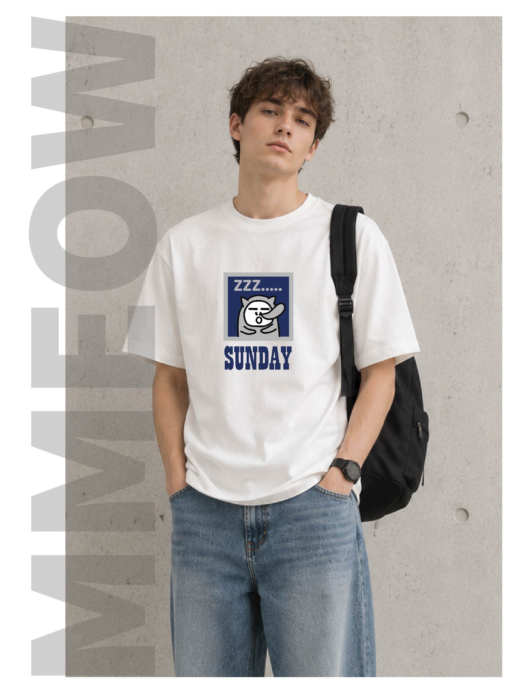 Sunday II T - SHIRT PRINTED product image (4)
