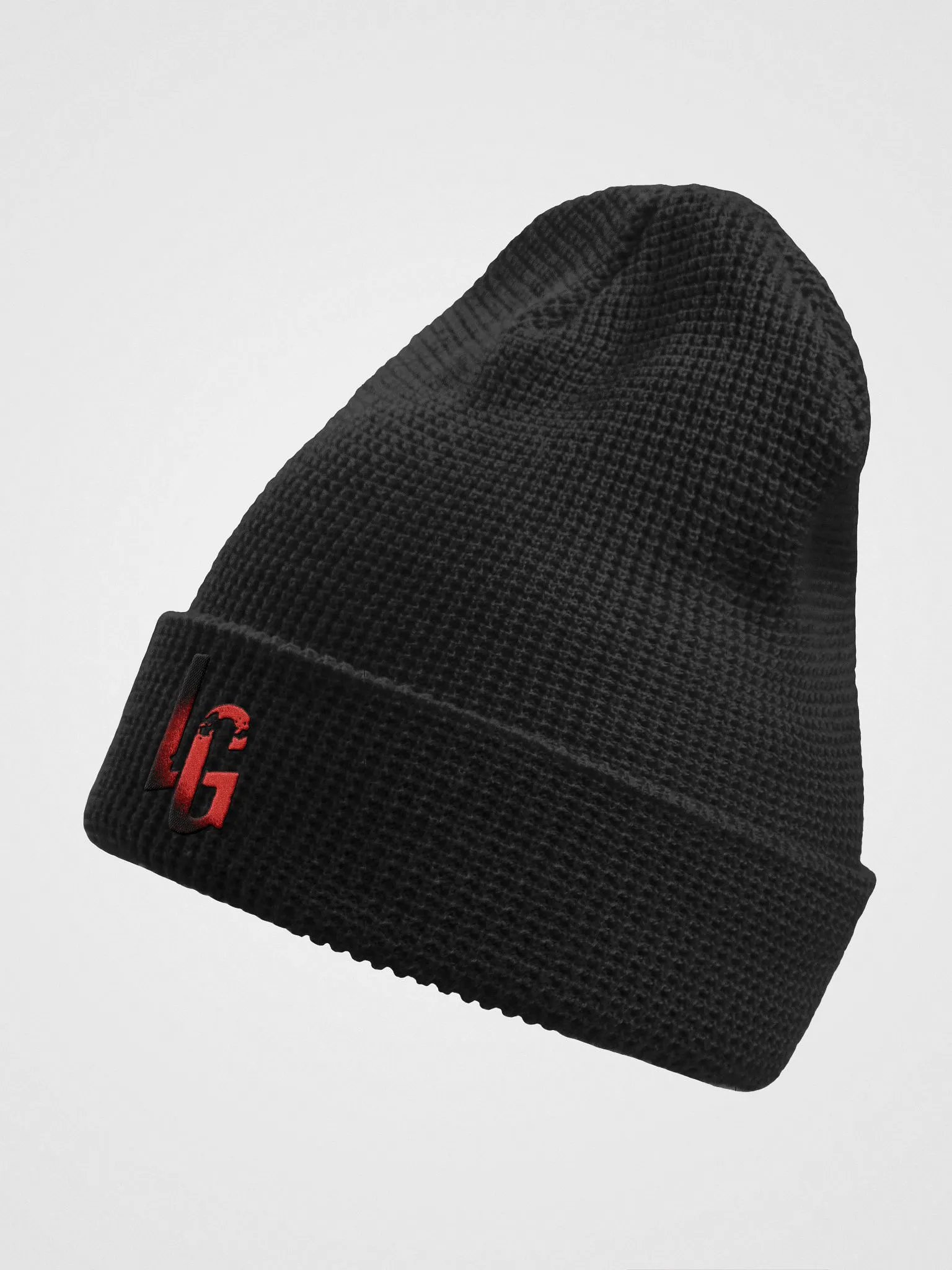 Waffle Beanie Embroidered Logo product image (4)