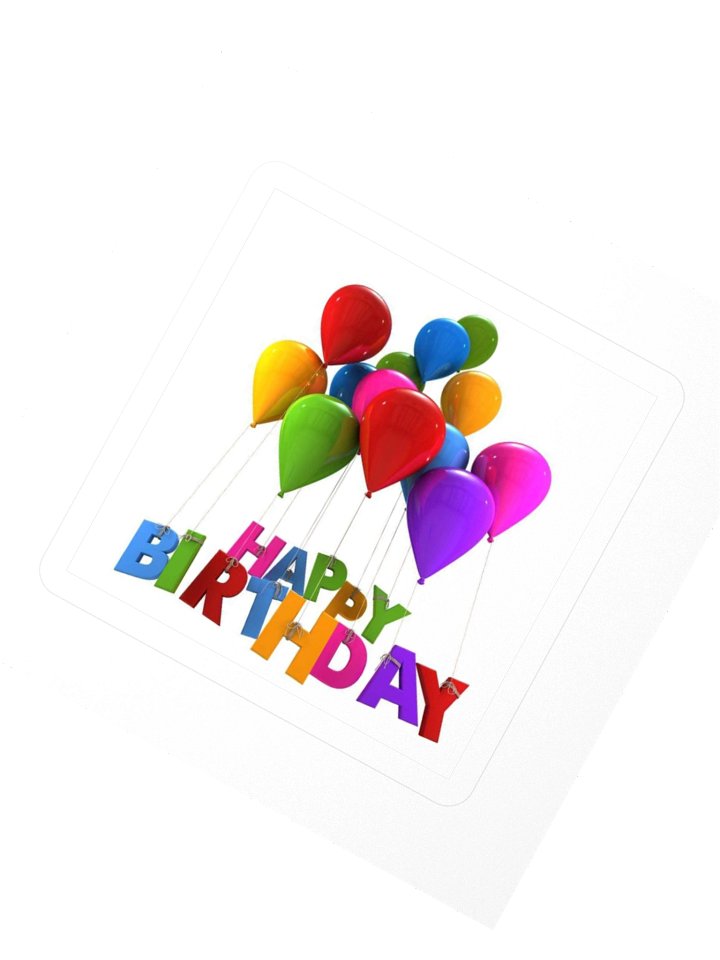 Colorful Birthday Balloon Stickers Set product image (6)