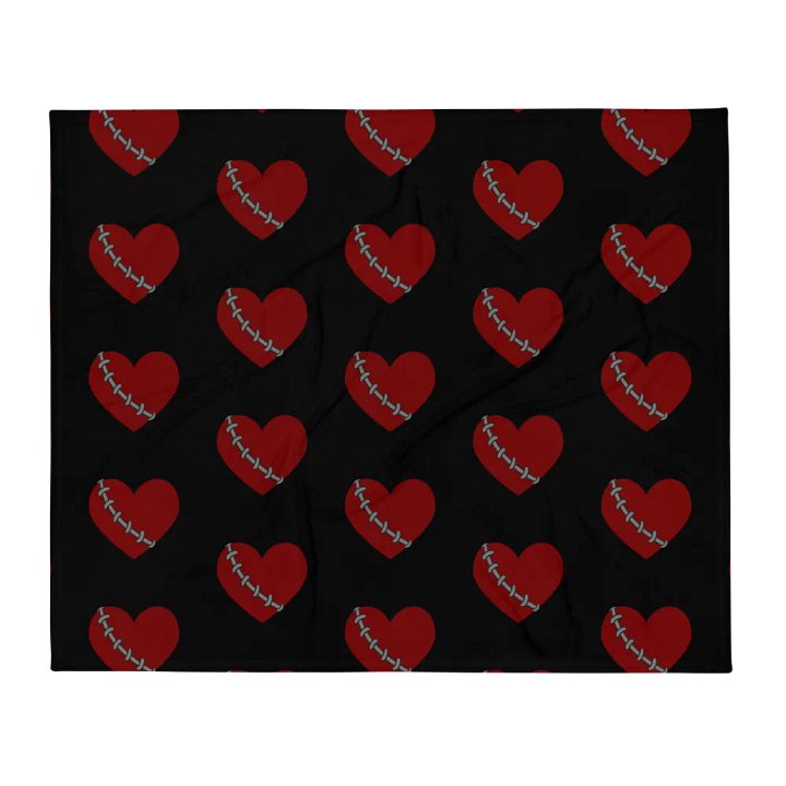 Stitched Heart Throw Blanket product image (2)