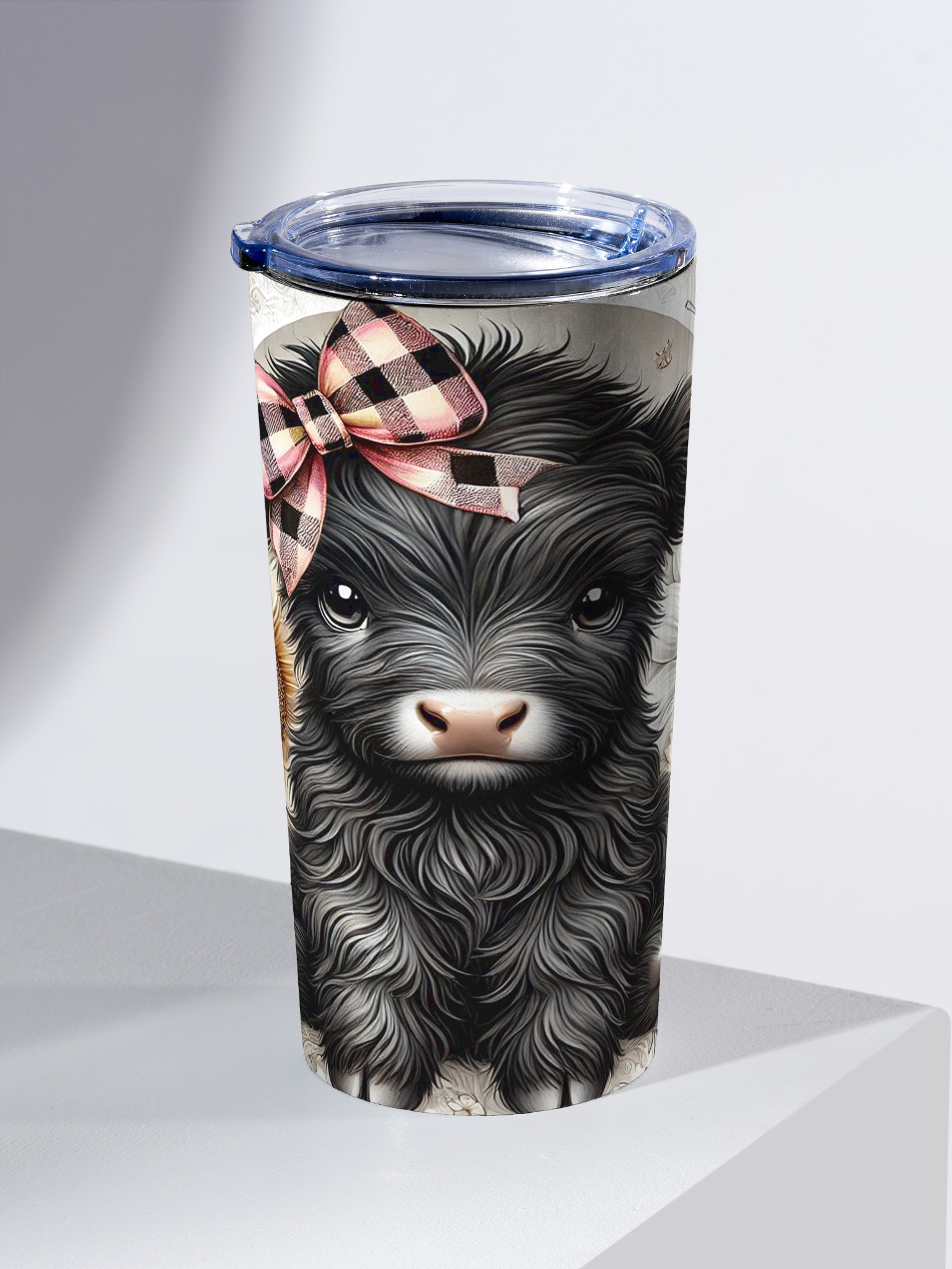 Fluffy Animal Sunflower Stainless Steel Tumbler product image (2)