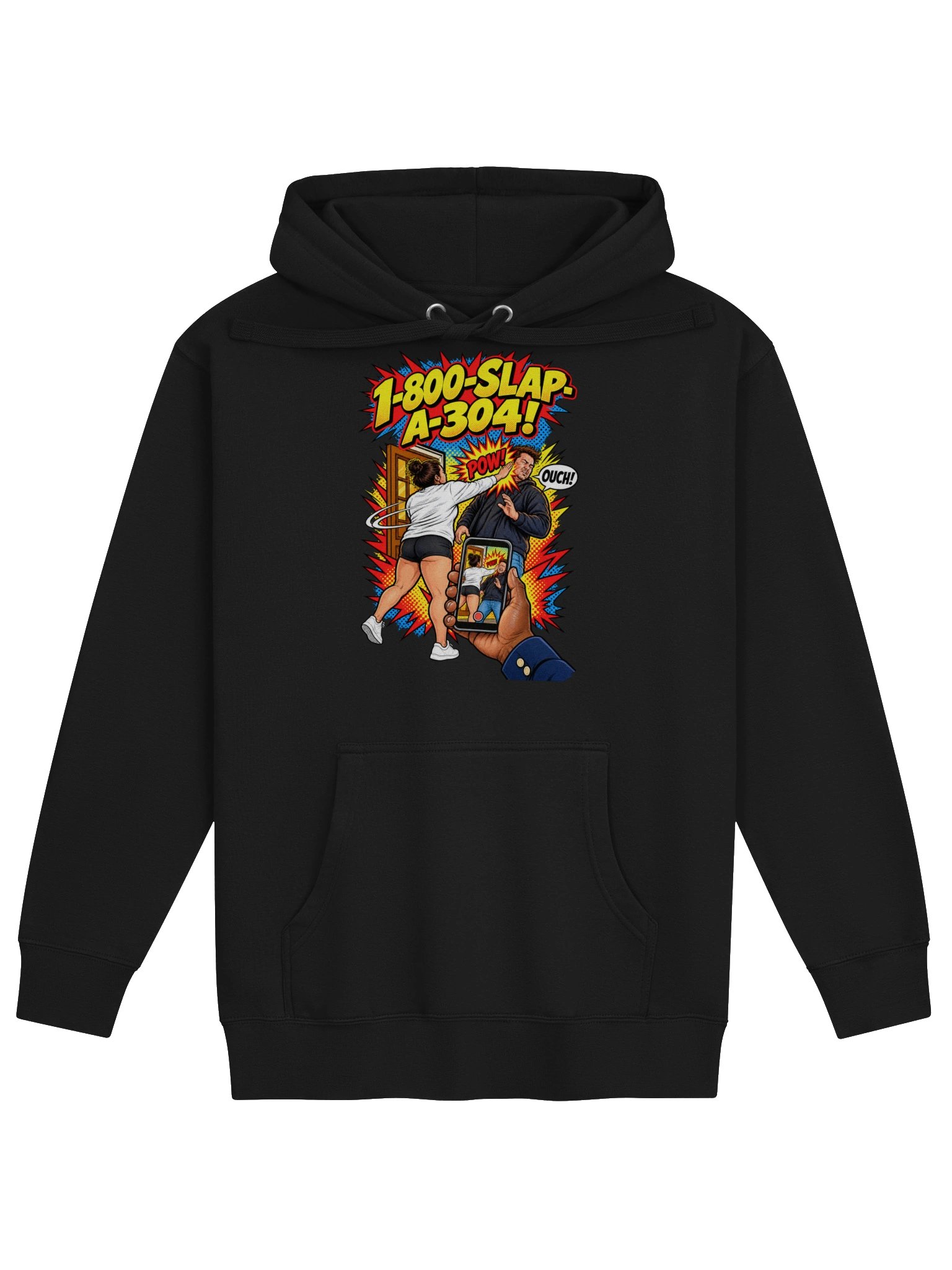 1-800-SLAP-A-304! Comic Crash-Out Hoodie product image (1)