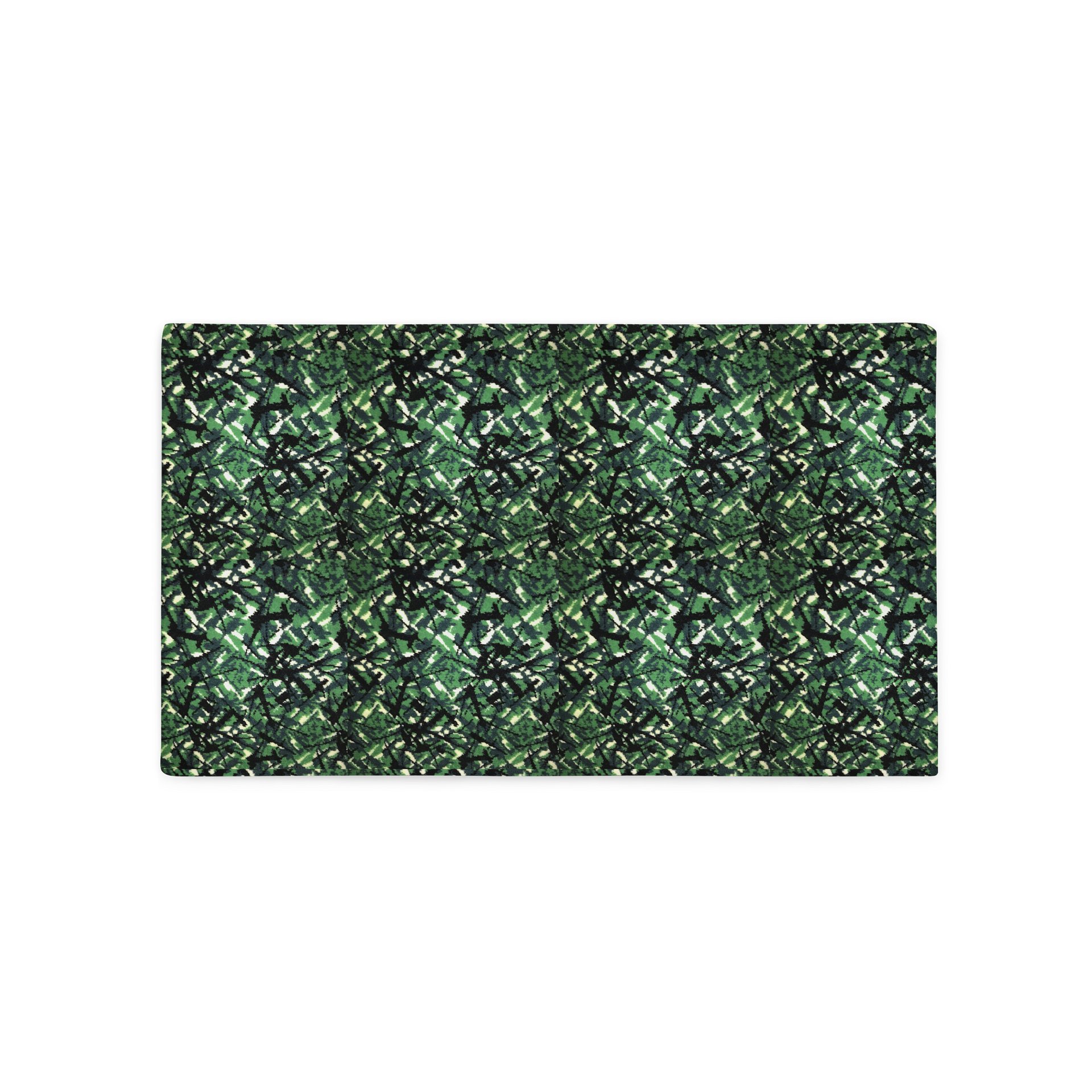 Retro Green Danish Plush Pattern Cushion – Pillowcase product image (5)
