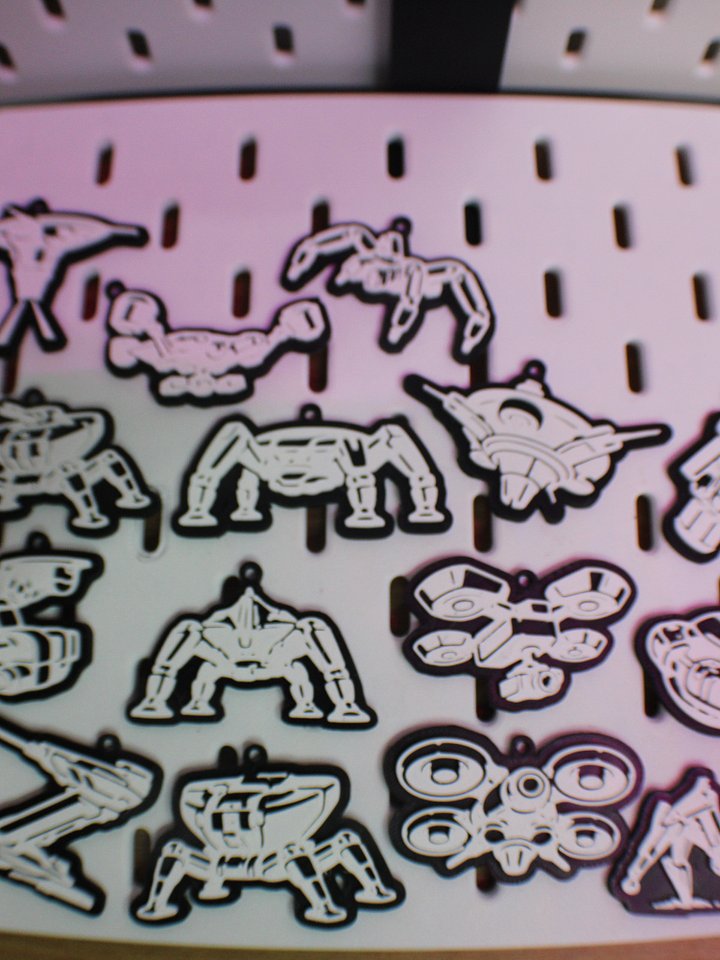 Keychains - 3d Printed - Single-Four Colors product image (2)