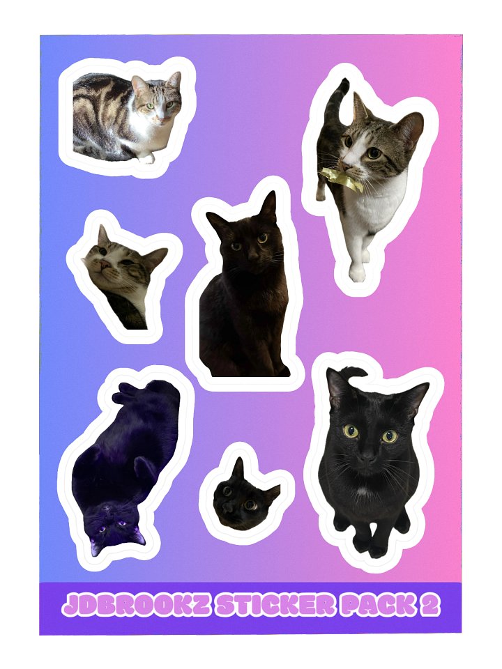 JDBrookz Kitty Sticker Pack product image (1)