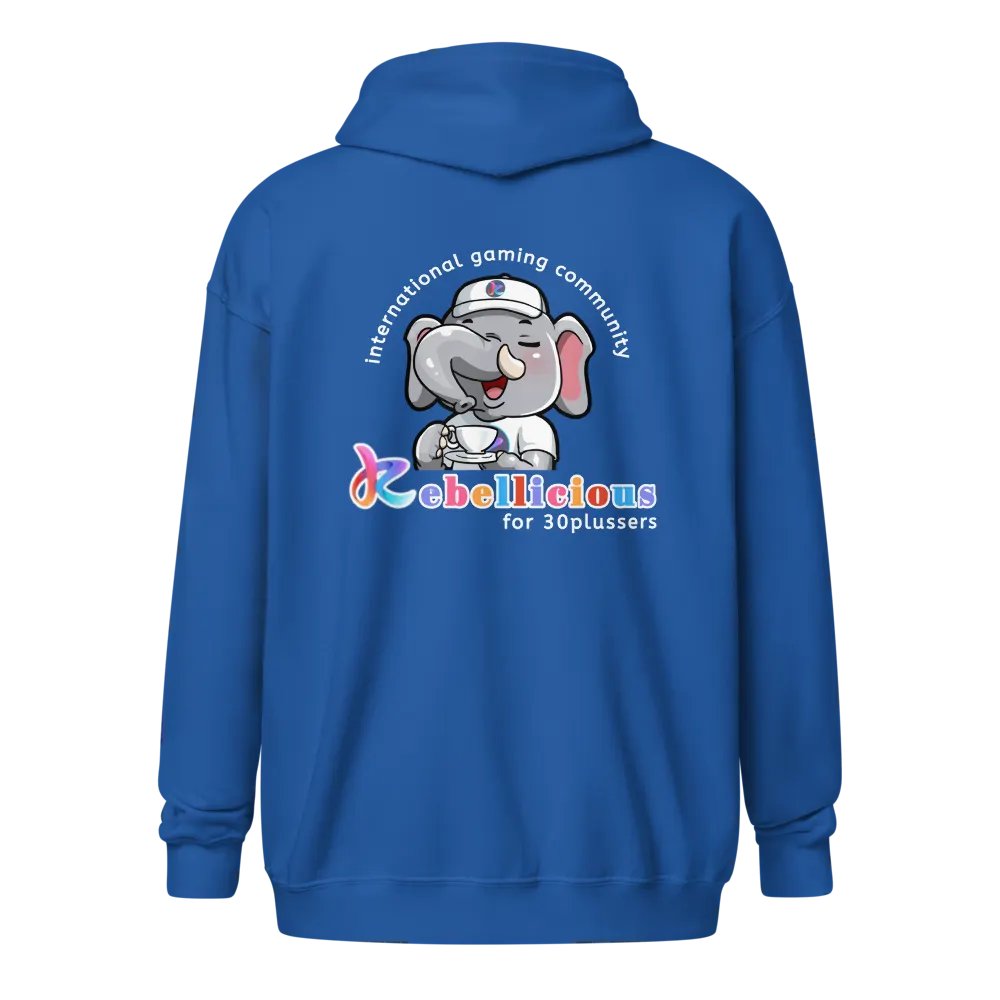 Rebellicious Coffee Zip Hoodie product image (19)