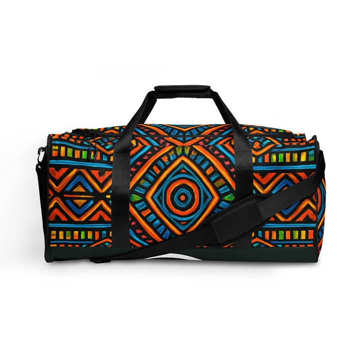 Vibrant Geometric Symphony Duffle Bag product image (1)