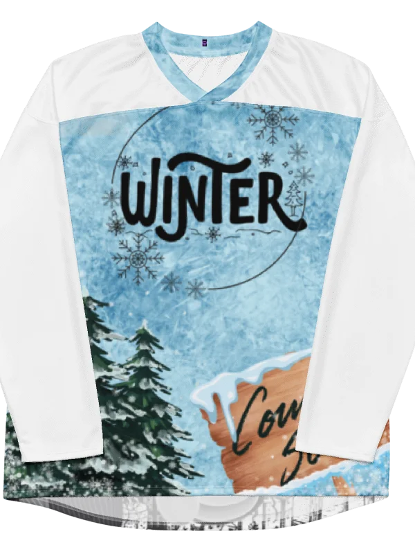 Winter Coming Soon Eco-Friendly Hockey Jersey product image (5)